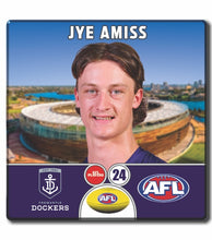 2024 AFL Fremantle Football Club - AMISS, Jye