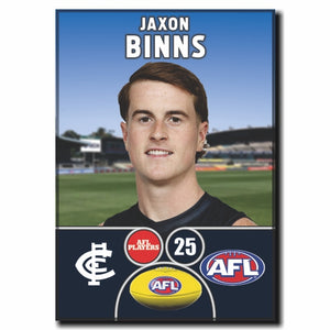 2024 AFL Carlton Football Club - BINNS, Jaxon