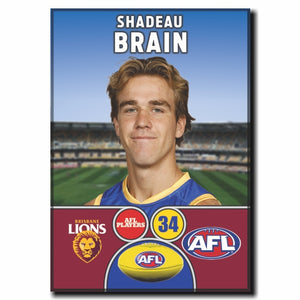 2024 AFL Brisbane Lions Football Club - BRAIN, Shadeau