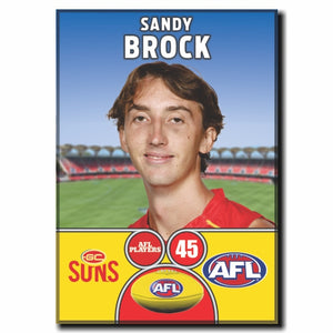 2024 AFL Gold Coast Suns Football Club - BROCK, Sandy