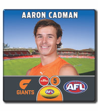 2024 AFL GWS Giants Football Club - CADMAN, Aaron