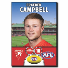 2024 AFL Sydney Swans Football Club - CAMPBELL, Braeden