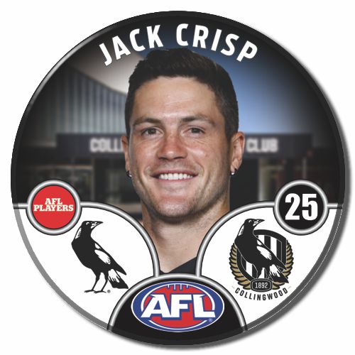 2025 AFL Collingwood Football Club CRISP, Jack Sporting Souvenirs
