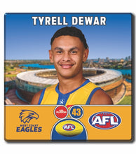 2024 AFL West Coast Eagles Football Club - DEWAR, Tyrell