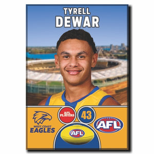 2024 AFL West Coast Eagles Football Club - DEWAR, Tyrell