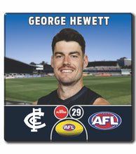 2024 AFL Carlton Football Club - HEWETT, George