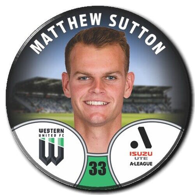 ISUZU UTE A-LEAGUE - WESTERN UNITED FC - SUTTON, Matthew