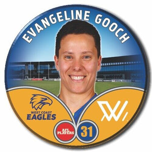 2023 AFLW S7 West Coast Eagles Player Badge - GOOCH, Evangeline
