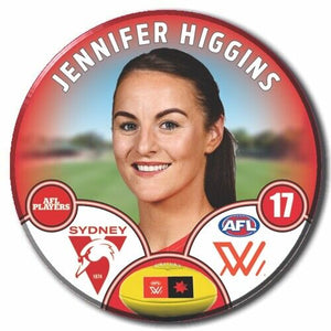 AFLW S8 Sydney Swans Football Club - HIGGINS, Jennifer