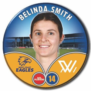 2023 AFLW S7 West Coast Eagles Player Badge - SMITH, Belinda