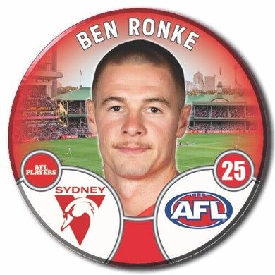 2022 AFL Sydney Swans - RONKE, Ben