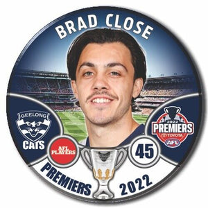 2022 AFL PREMIERS Geelong - CLOSE, Brad