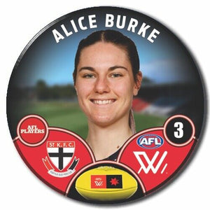 AFLW S8 St Kilda Football Club - BURKE, Alice