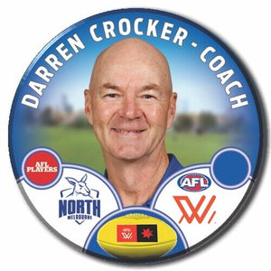 AFLW S8 North Melbourne Football Club - CROCKER, Darren - COACH