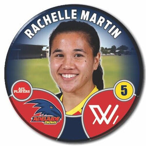 2022 AFLW Adelaide Player Badge - MARTIN, Rachelle