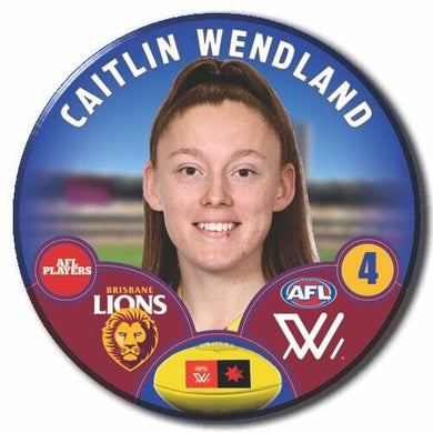 AFLW S8 Brisbane Lions Football Club - WENDLAND, Caitlin