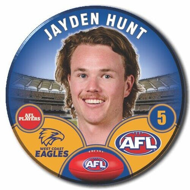 2023 AFL West Coast Eagles Football Club - HUNT, Jayden