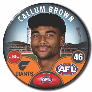 2023 AFL GWS Giants Football Club - BROWN, Callum