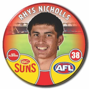 2022 AFL Gold Coast Suns - NICHOLLS, Rhys