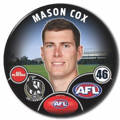 2023 AFL Collingwood Football Club - COX, Mason