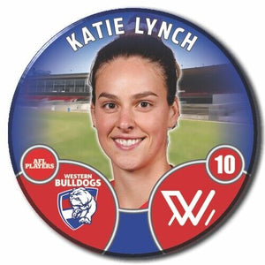 2022 AFLW Western Bulldogs Player Badge - LYNCH, Katie