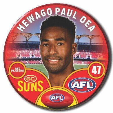 2023 AFL Gold Coast Suns Football Club - OEA, Hewago Paul