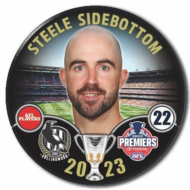 2023 AFL PREMIERS Collingwood - SIDEBOTTOM, Steele