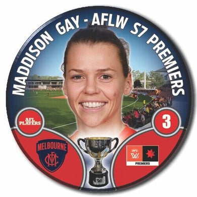 AFLW S7 PREMIERS - GAY, Maddison