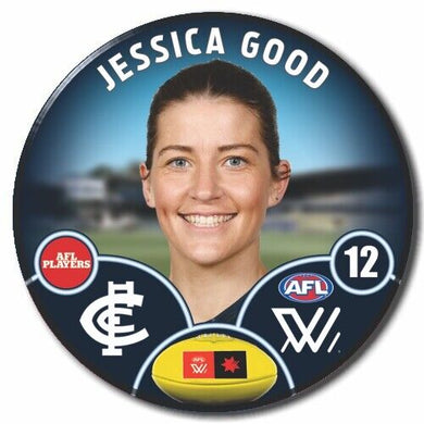 AFLW S8 Carlton Football Club - GOOD, Jessica