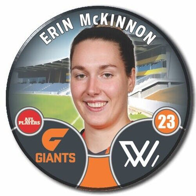 2022 AFLW GWS Player Badge - McKINNON, Erin