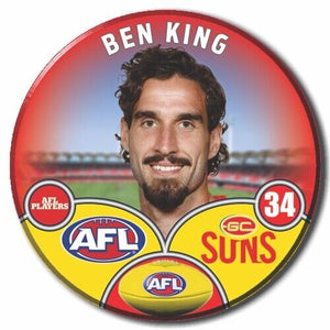 2024 AFL Gold Coast Suns Football Club - KING, Ben