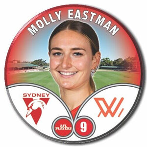 2023 AFLW S7 Sydney Swans Player Badge - EASTMAN, Molly