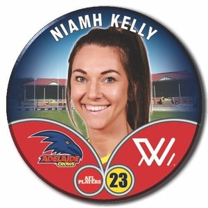 2023 AFLW S7 Adelaide Crows Player Badge - KELLY, Niamh