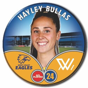 2023 AFLW S7 West Coast Eagles Player Badge - BULLAS, Hayley