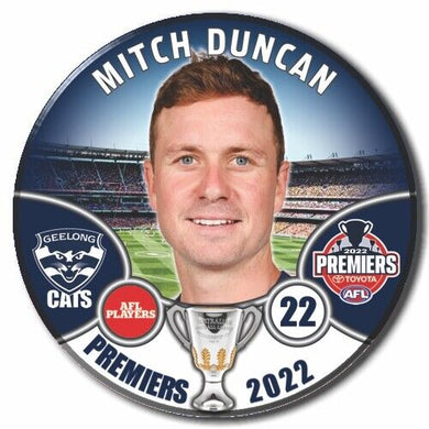 2022 AFL PREMIERS Geelong - DUNCAN, Mitch