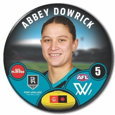 AFLW S8 Port Adelaide Football Club - DOWRICK, Abbey