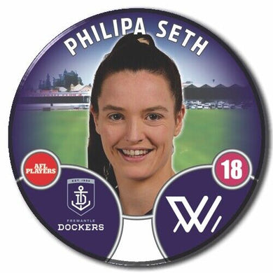 2022 AFLW Fremantle Player Badge - SETH, Philipa