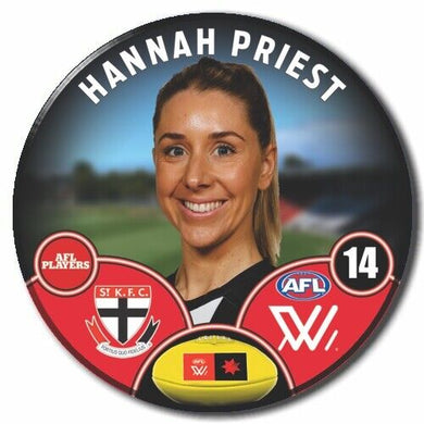 AFLW S8 St Kilda Football Club - PRIEST, Hannah