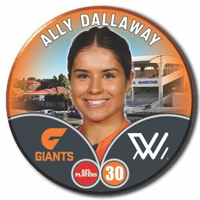 2023 AFLW S7 GWS Giants Player Badge - DALLAWAY, Ally