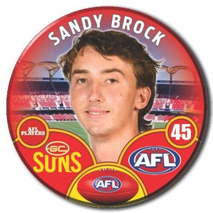 2023 AFL Gold Coast Suns Football Club - BROCK, Sandy