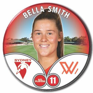 2023 AFLW S7 Sydney Swans Player Badge - SMITH, Bella