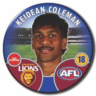 2022 AFL Brisbane Lions - COLEMAN, Keidean