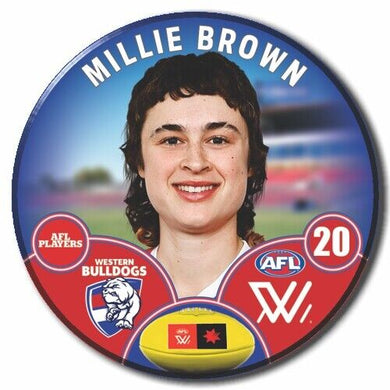 AFLW S8 Western Bulldogs Football Club - BROWN, Millie