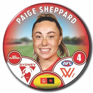 AFLW S8 Sydney Swans Football Club - SHEPPARD, Paige