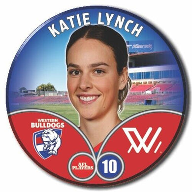 2023 AFLW S7 Western Bulldogs Player Badge - LYNCH, Katie