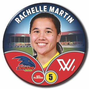 2023 AFLW S7 Adelaide Crows Player Badge - MARTIN, Rachelle