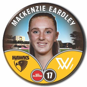 2023 AFLW S7 Hawthorn Player Badge - EARDLEY, Mackenzie
