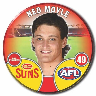 2022 AFL Gold Coast Suns - MOYLE, Ned
