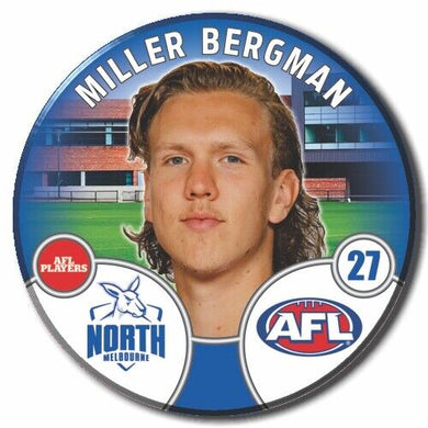 2022 AFL North Melbourne - BERGMAN, Miller