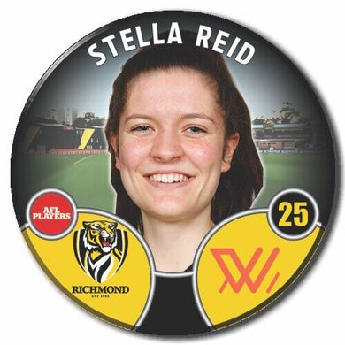 2022 AFLW Richmond Player Badge - REID, Stella
